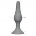 Анальный плуг anal slim plug small grey серого цвета Анальный плуг anal slim plug small grey серого цвета