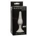 Анальный плуг anal slim plug small grey серого цвета