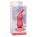 Анальная пробка waved anal plug pink розового цвета