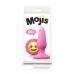 Анальная пробка Эмоджи средняя розовая Moji's - ILY - Medium - Pink