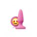 Анальная пробка Эмоджи средняя розовая Moji's - ILY - Medium - Pink