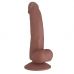 Фаллоимитатор SEDUCER Spirited Dick на присоске шоколадного цвета