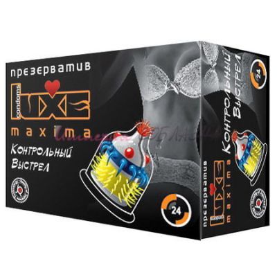 Презерватив luxe maxima контрольный выстрел 1 штука