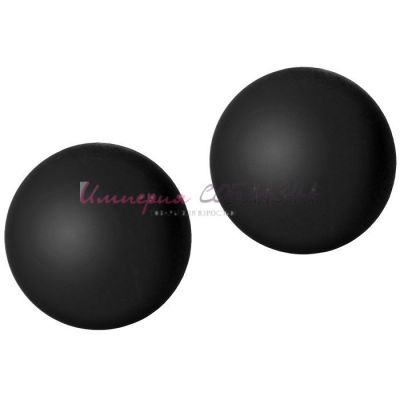 Силиконовые вагинальные шарики черные black rose