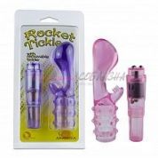 Вибромассажёр rocket ticklers розовый Вибромассажёр rocket ticklers розовый
